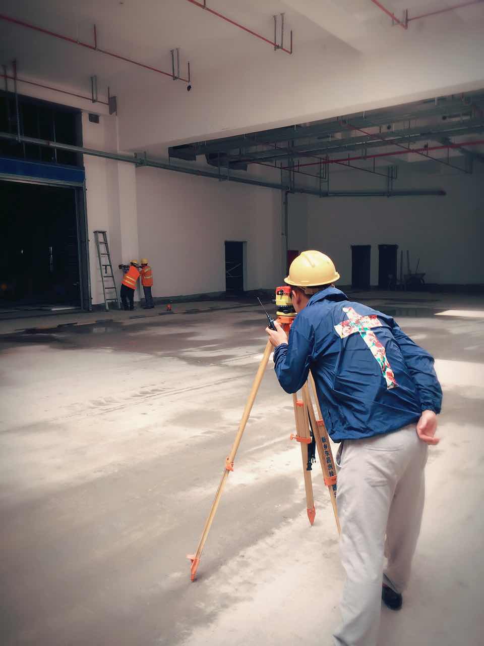 商丘高鐵站項目現場放線